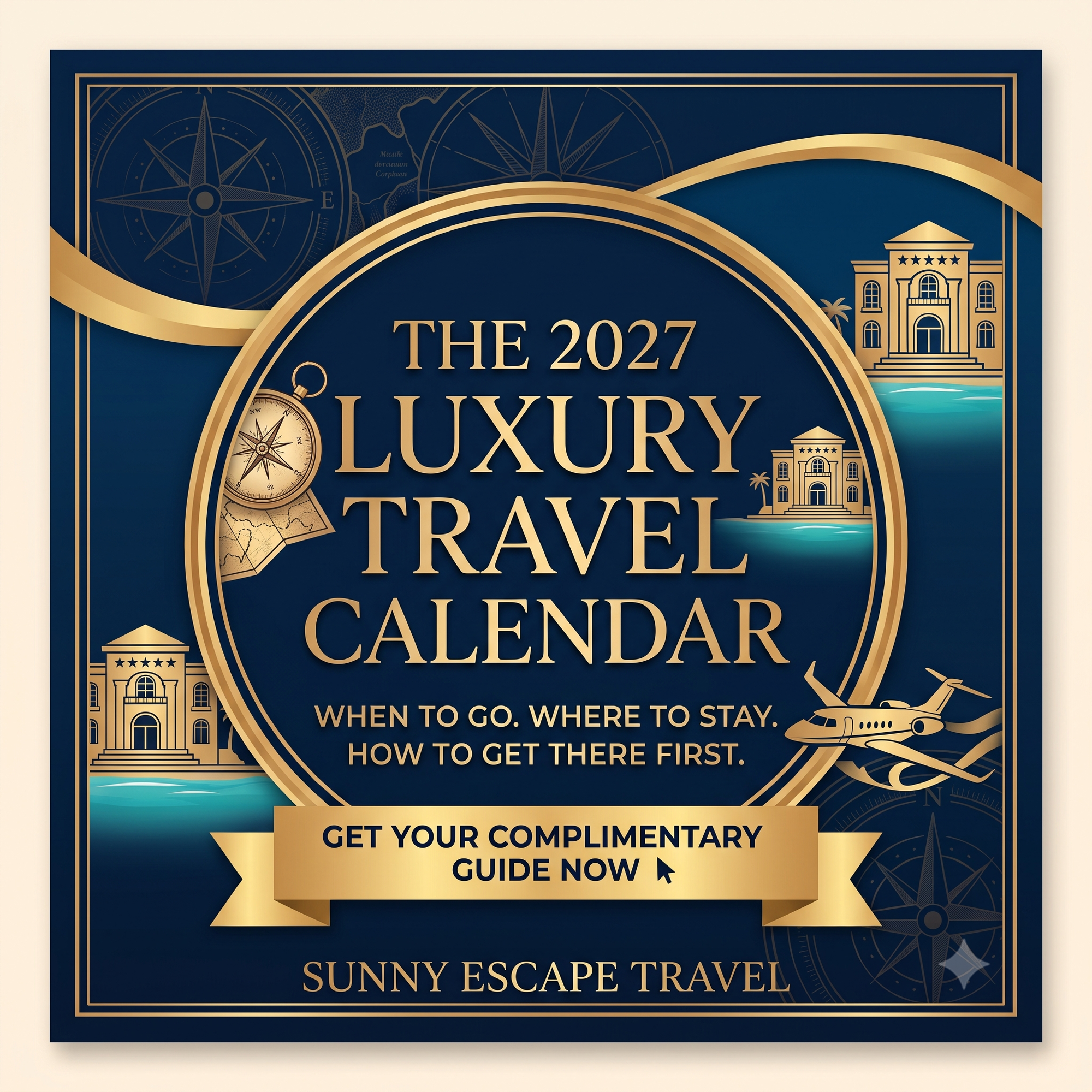 The 2027 Luxury Travel Calendar cover