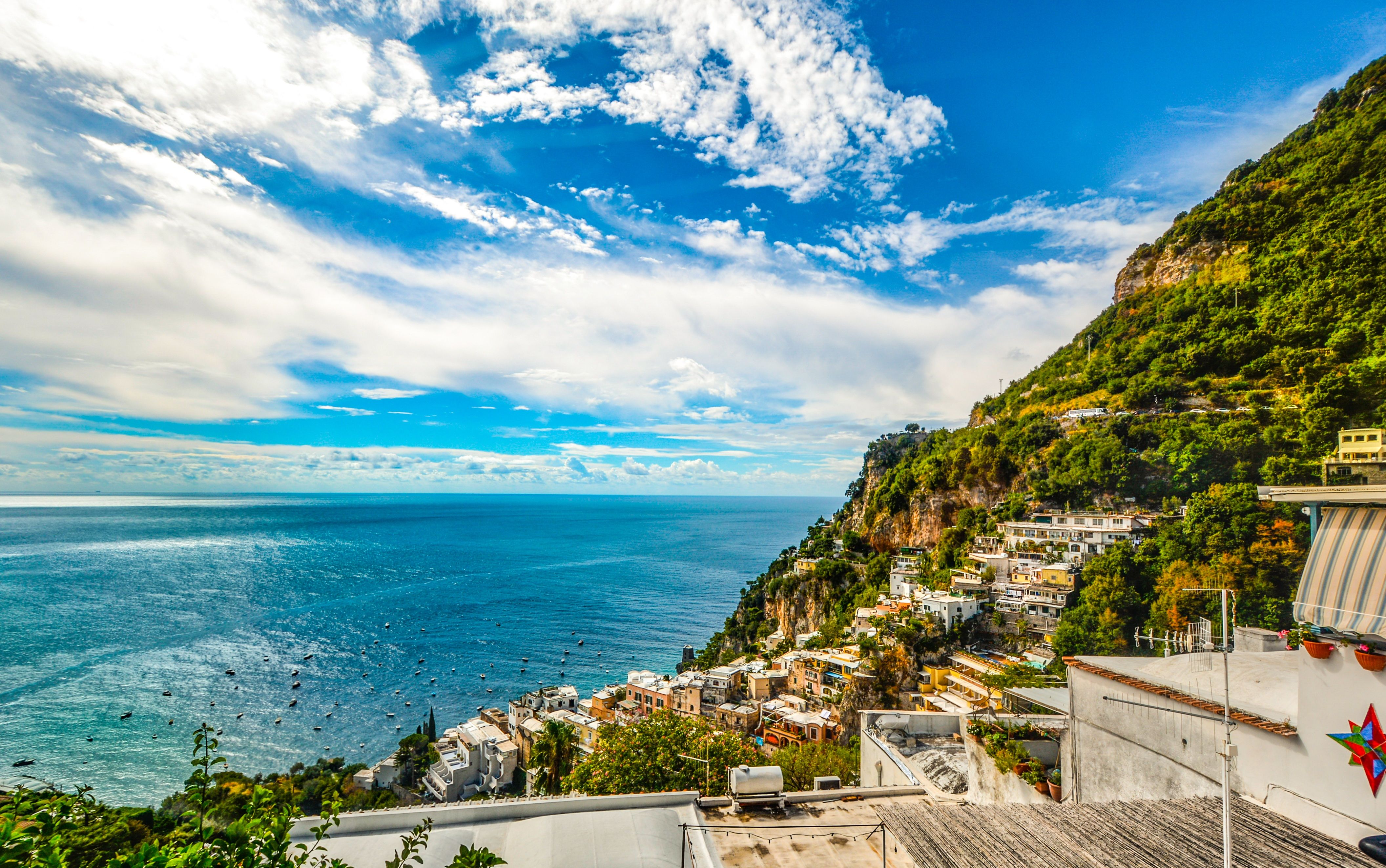 Amalfi Coast Italy coastal road cliffs