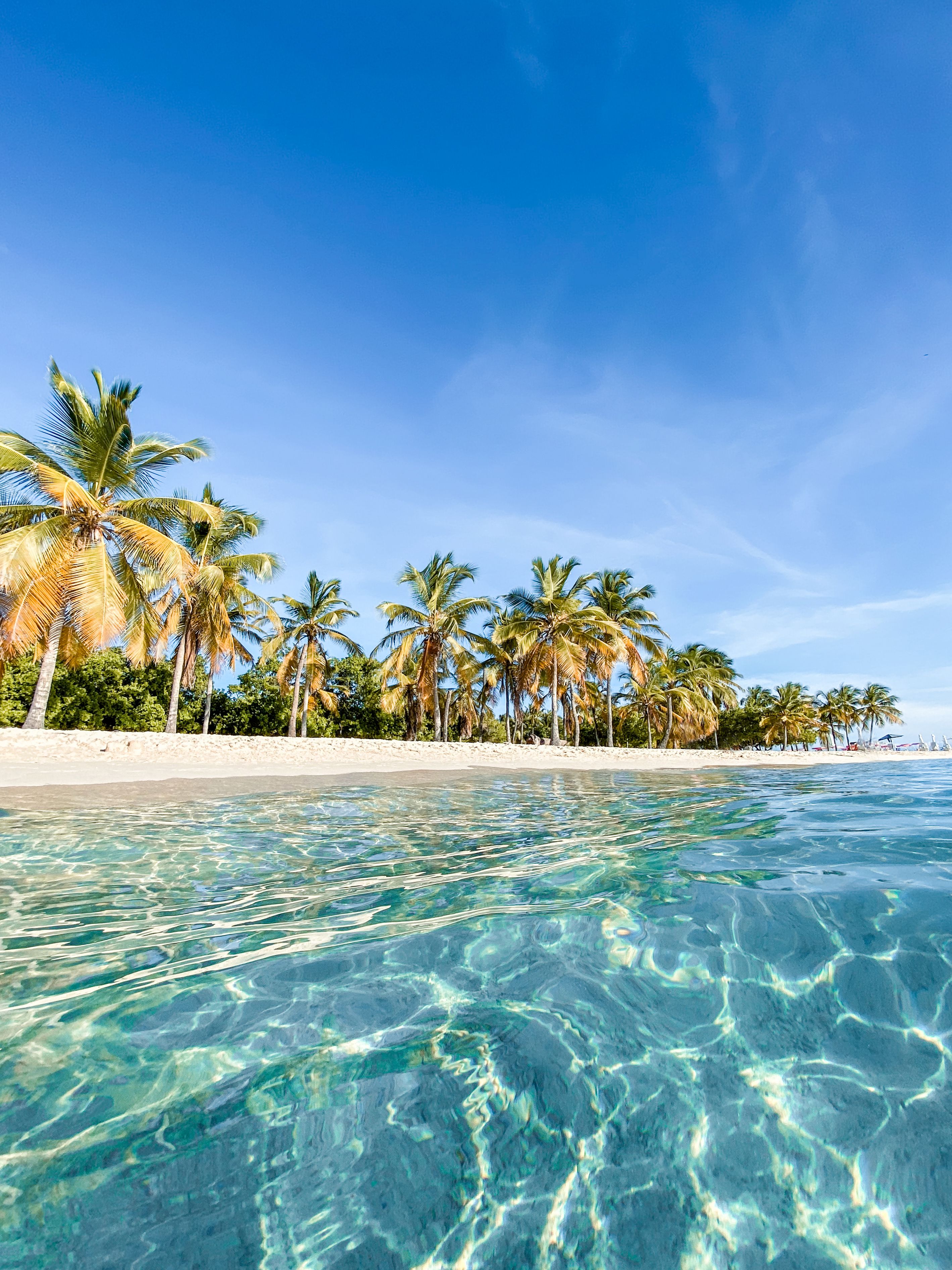 Caribbean beach for island travel planning