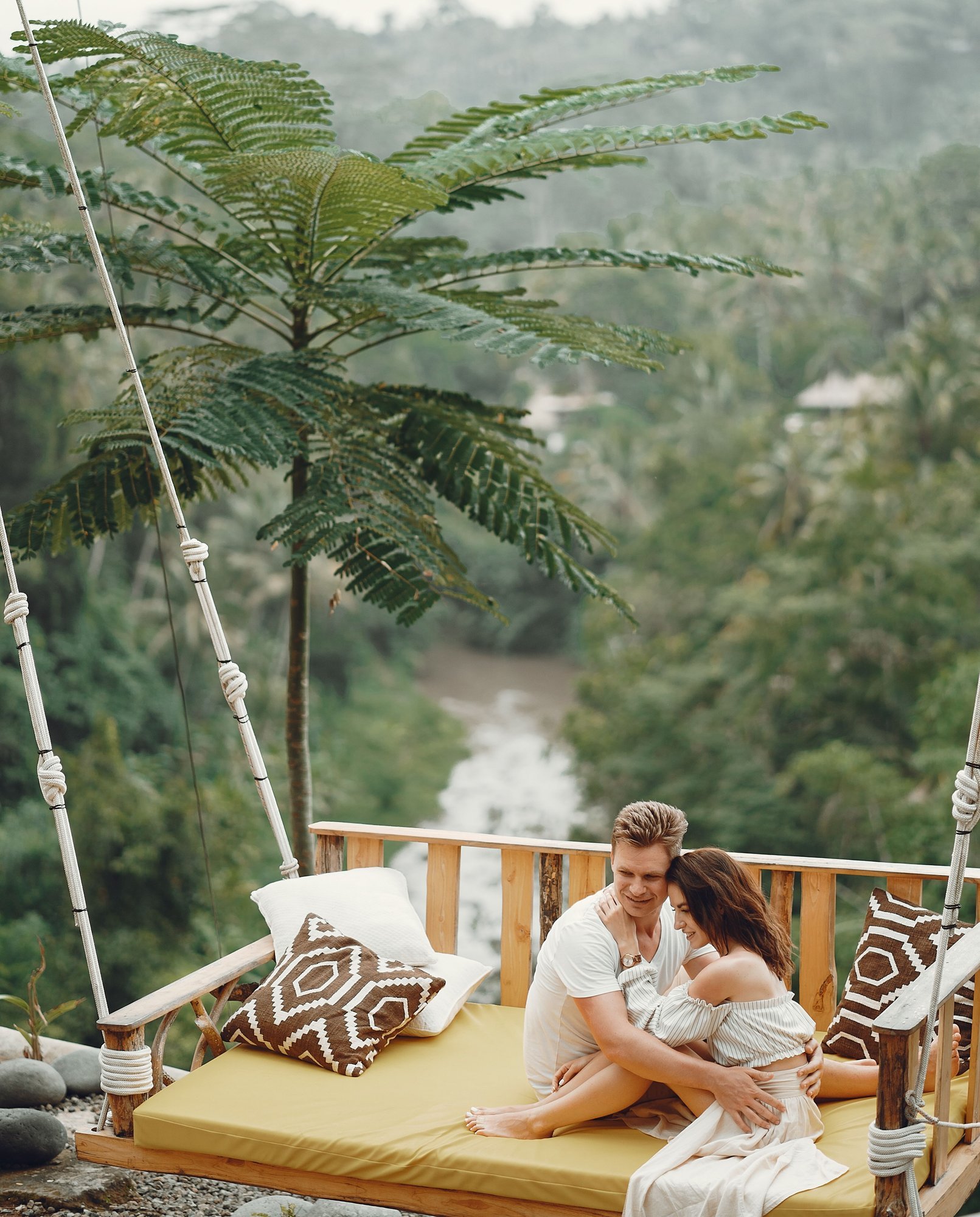 Romantic honeymoon destination with luxury coastal scenery