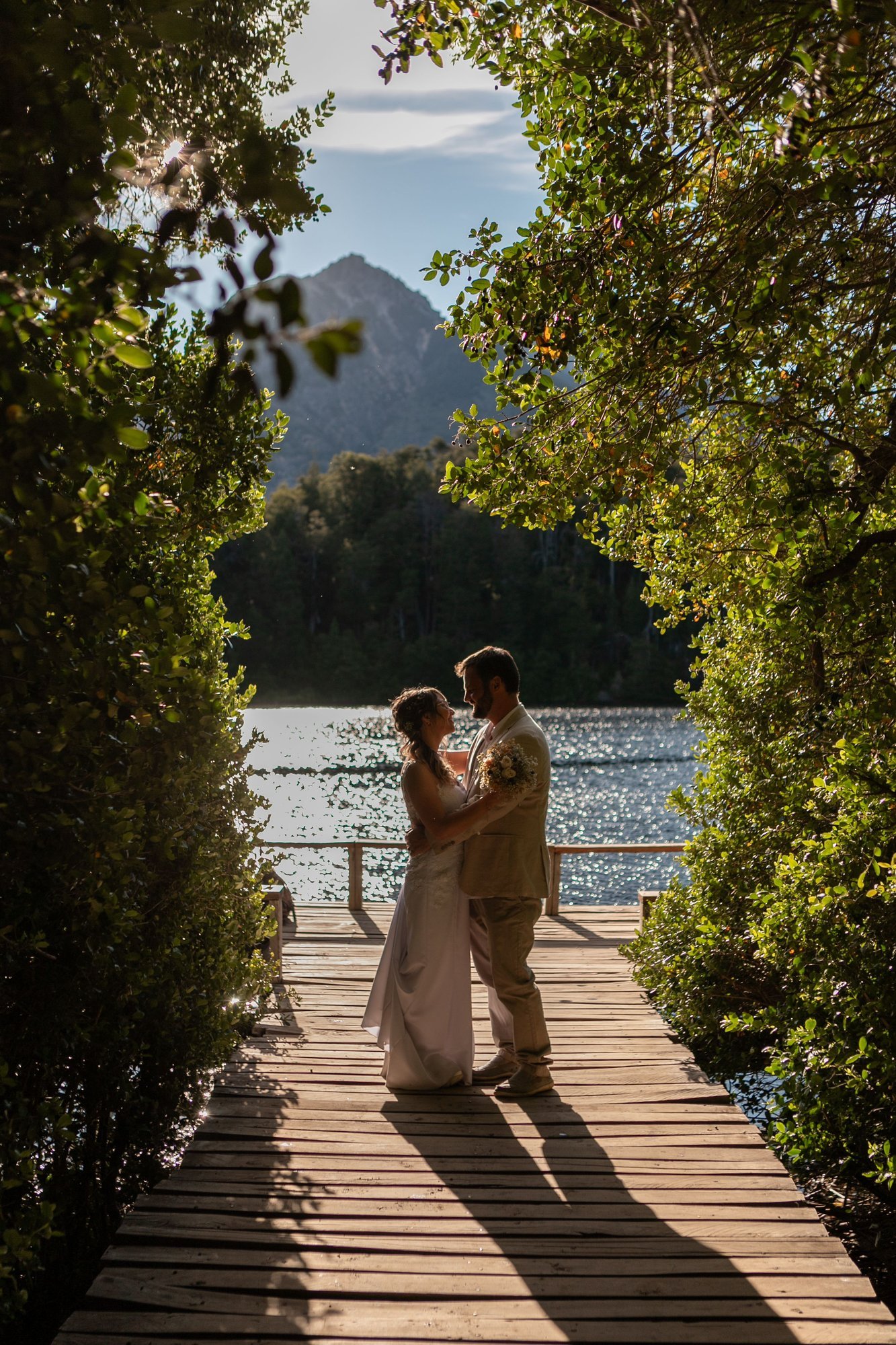 Romantic honeymoon destination with luxury coastal scenery