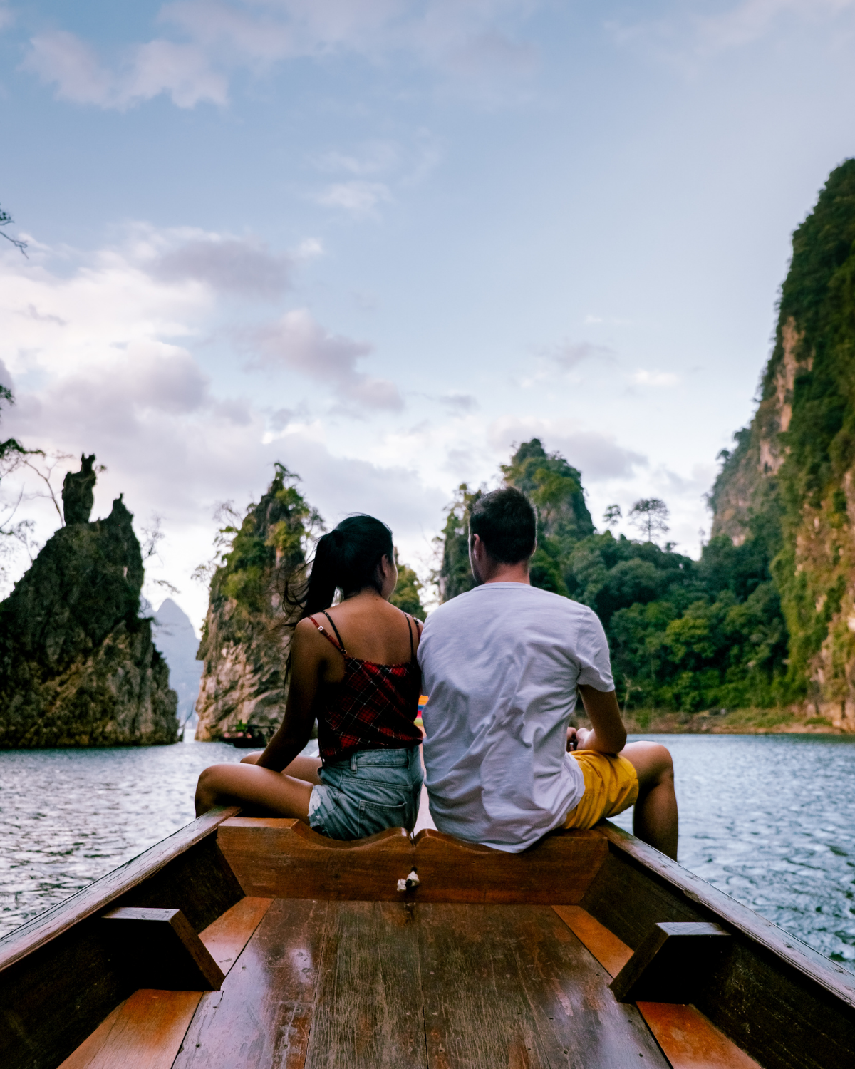 Romantic honeymoon destination with luxury coastal scenery
