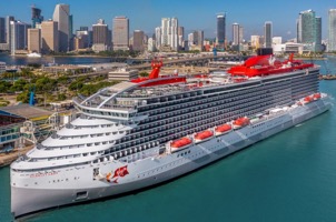 Adults-only cruise deck with ocean views