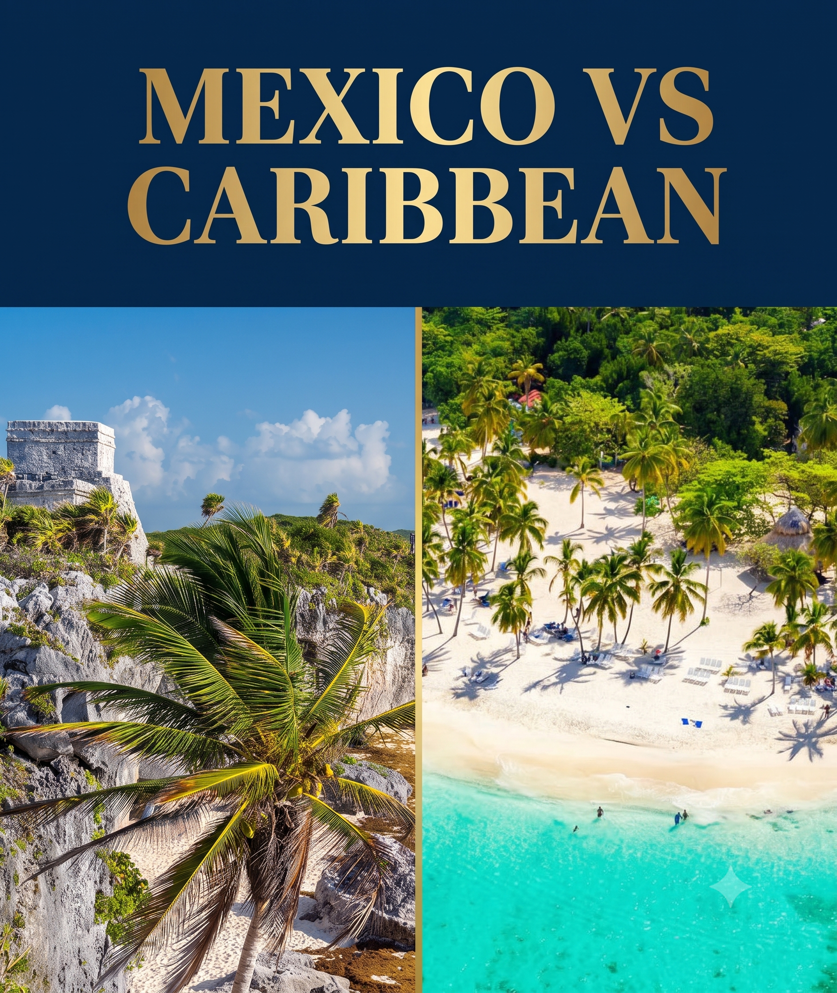 Riviera Maya beach resort coastline