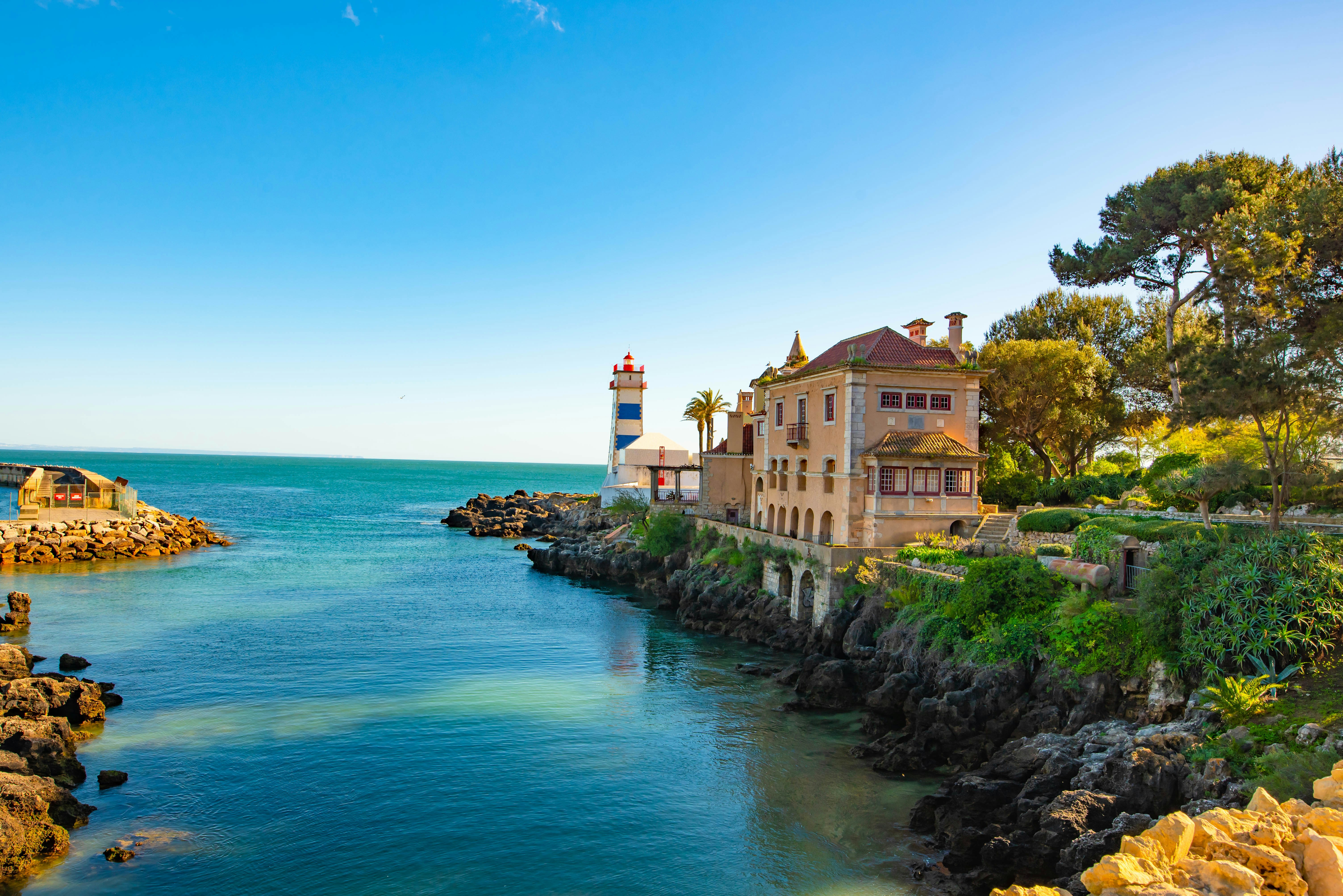 Portugal fall travel image with destination scenery